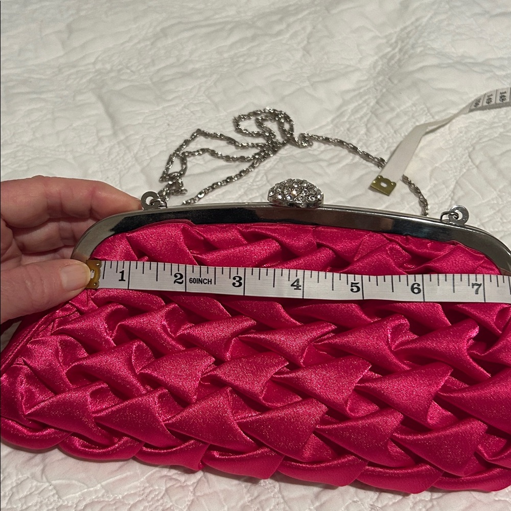 Elegant Pink Clutch Bag - Picture 8 of 10